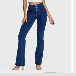 Freddy high waisted, bellbottoms bottom flare denim pants
